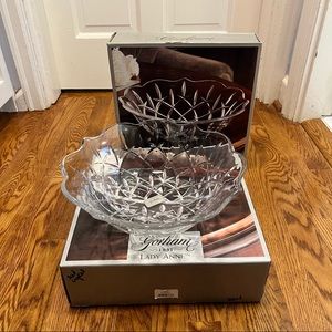 Beautiful lead crystal bowls NWT